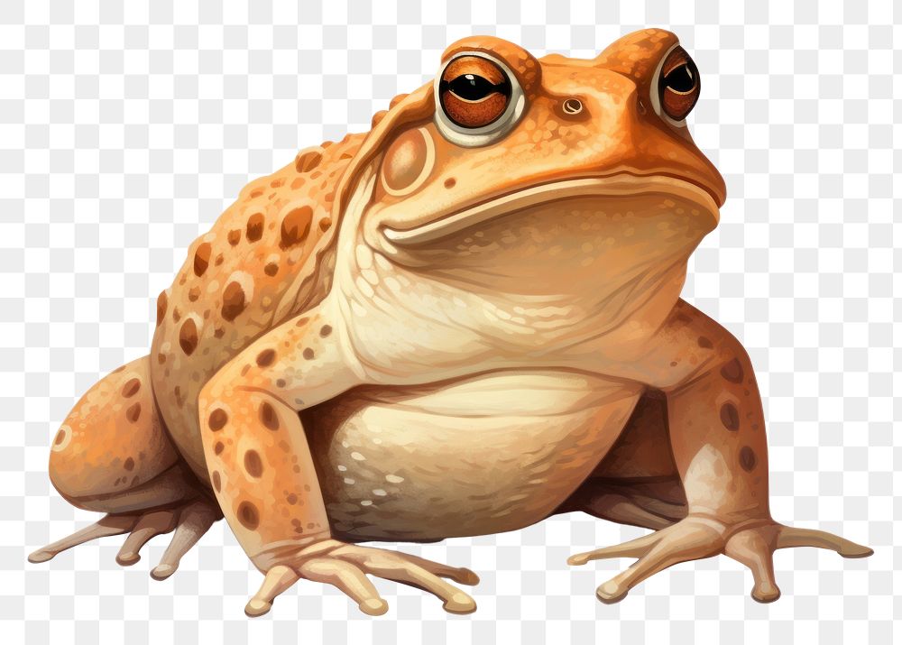 PNG Toad amphibian wildlife animal. AI generated Image by rawpixel.
