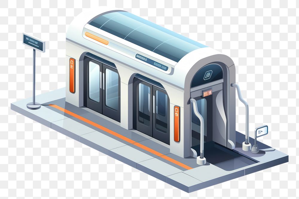 PNG Subway vehicle train white background. AI generated Image by rawpixel.
