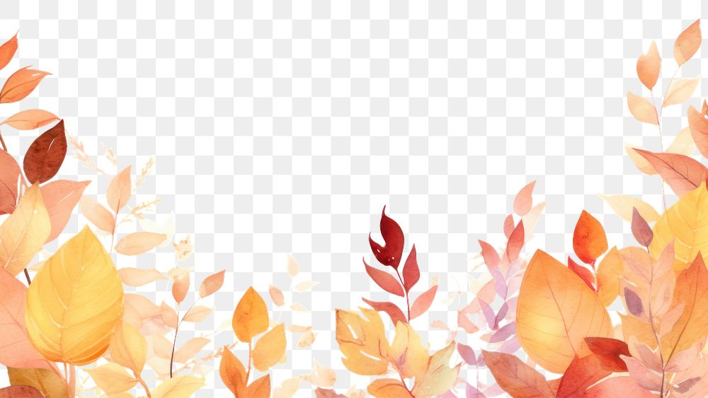 PNG Fall leaf outdoors pattern nature. AI generated Image by rawpixel.