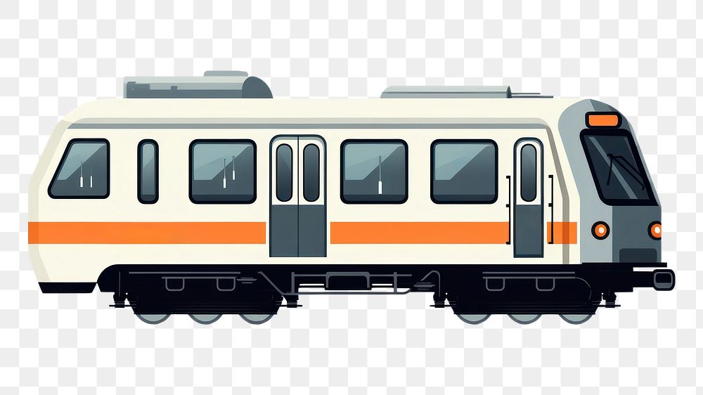 PNG Metro vehicle railway train. AI generated Image by rawpixel.
