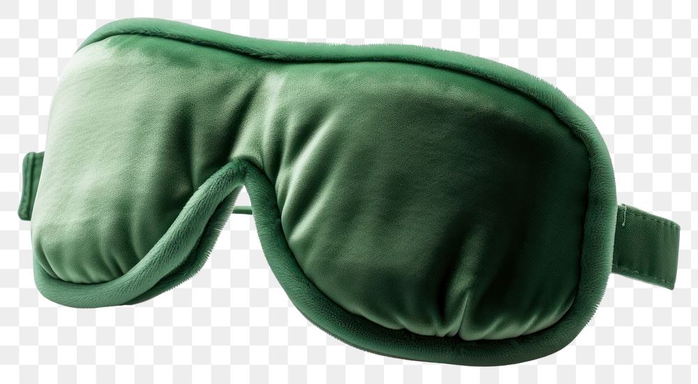 PNG Sleep mask green white background accessories. AI generated Image by rawpixel.