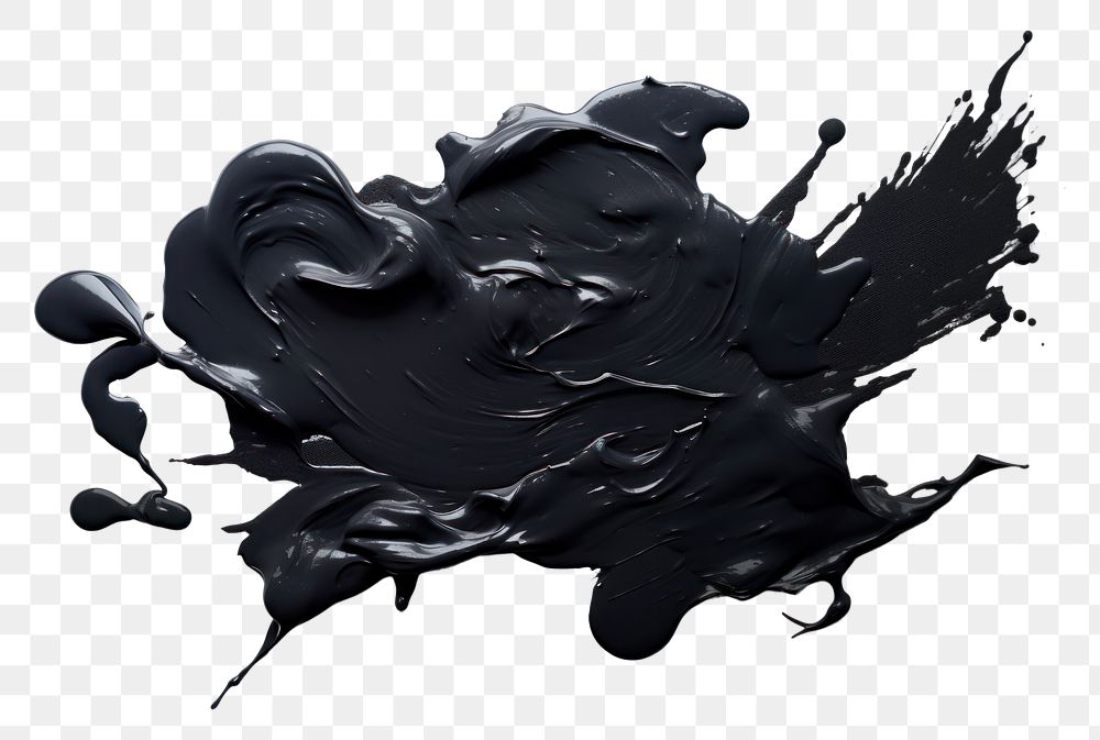 PNG Black paint splattered creativity. AI generated Image by rawpixel.