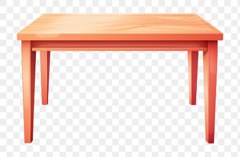 PNG Table furniture desk white background. AI generated Image by rawpixel.