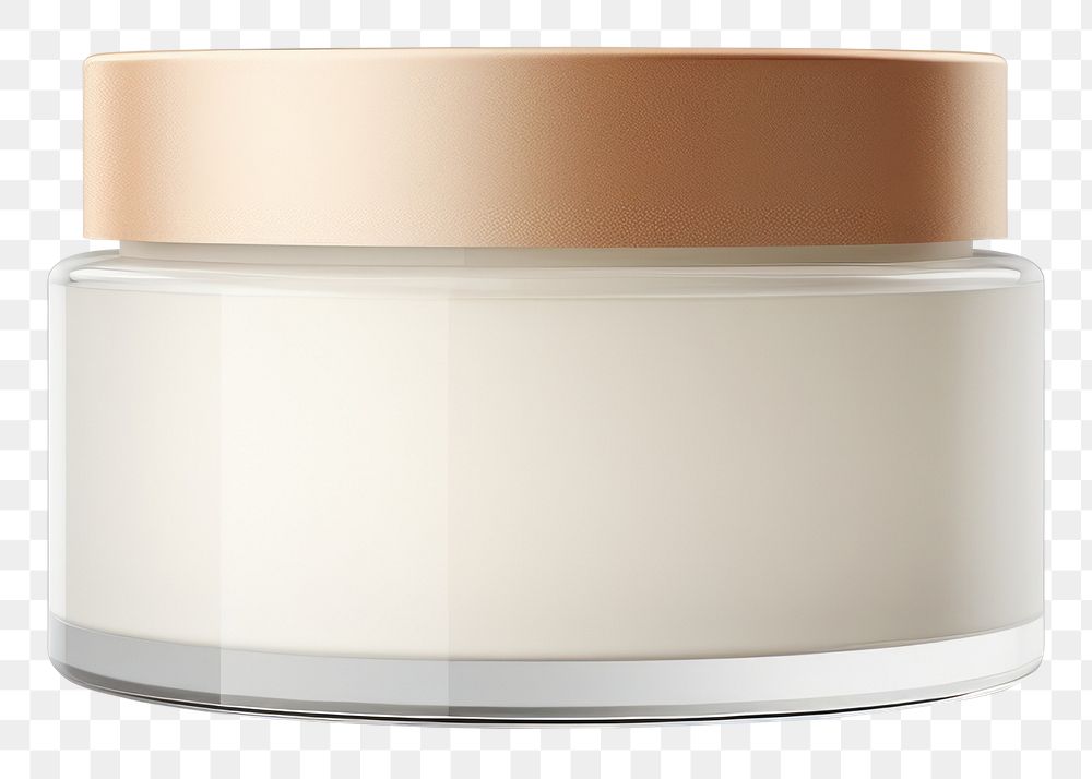 PNG Cosmetic jar cosmetics white background container. AI generated Image by rawpixel.