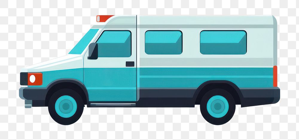 PNG Hospital car ambulance vehicle van. AI generated Image by rawpixel.