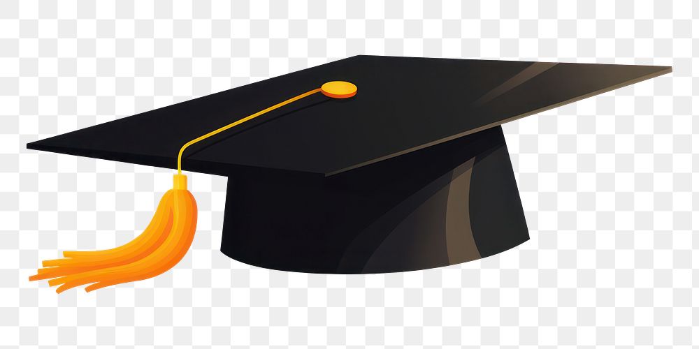PNG Mortarboard graduation white background intelligence. AI generated Image by rawpixel.