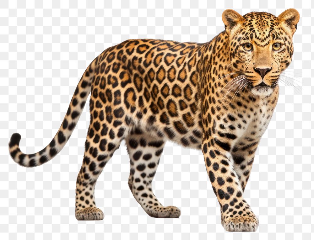 PNG Leopard wildlife animal mammal. AI generated Image by rawpixel.