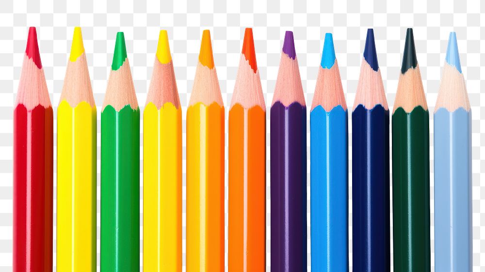 PNG Pencil arrangement backgrounds creativity. 