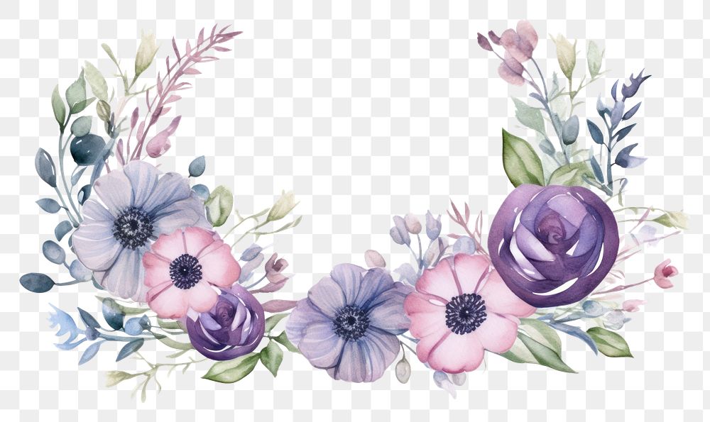 PNG Wedding decorative frame pattern flower plant. AI generated Image by rawpixel.