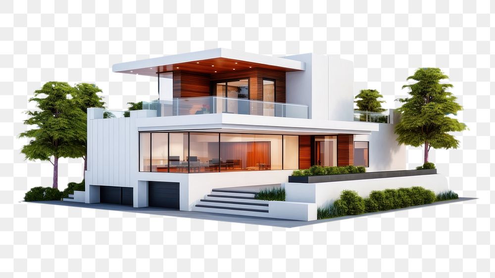 PNG  House architecture building villa. AI generated Image by rawpixel.