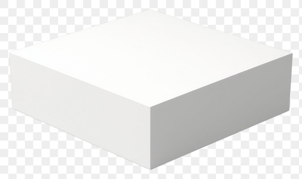 PNG White paper box furniture simplicity rectangle. 