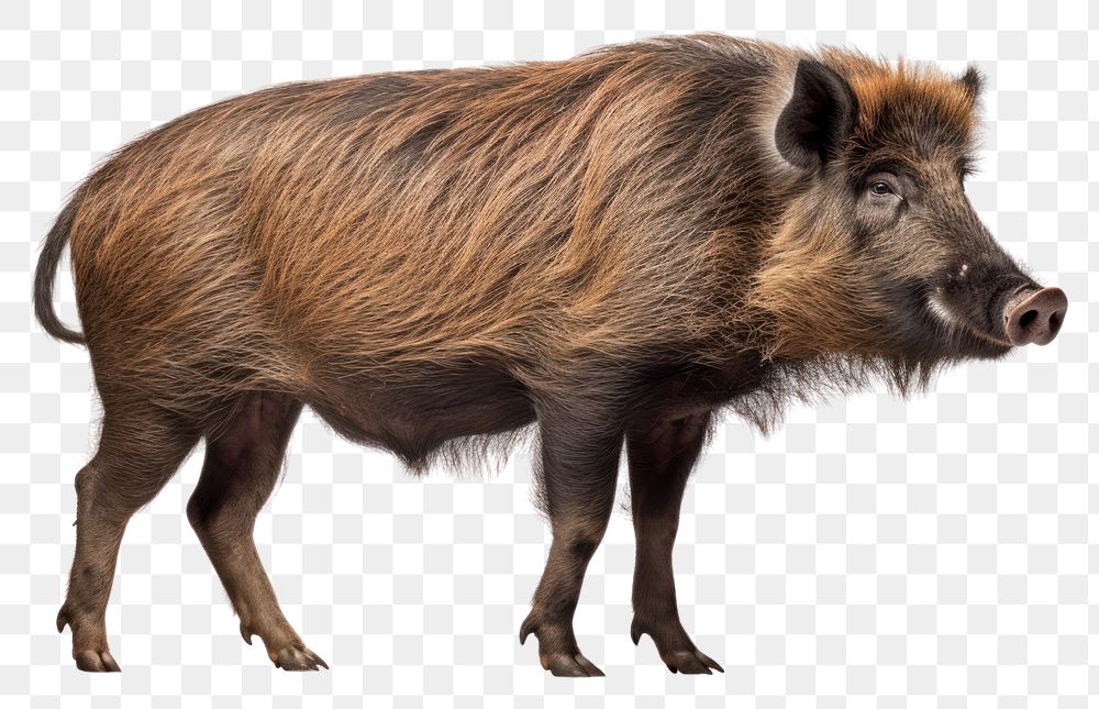 PNG Wild boar wildlife mammal animal. AI generated Image by rawpixel.