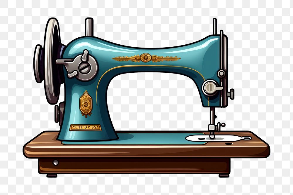 PNG Sewing machine technology equipment machinery. AI generated Image by rawpixel.