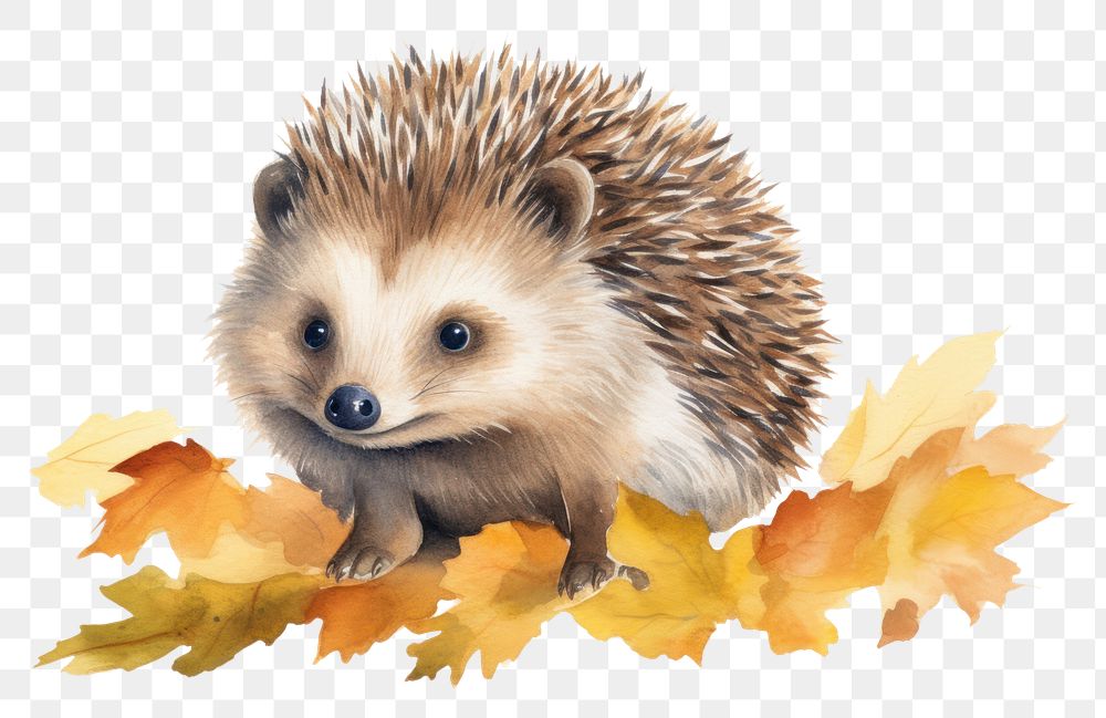 PNG Hedgehogs hedgehog animal porcupine. AI generated Image by rawpixel.