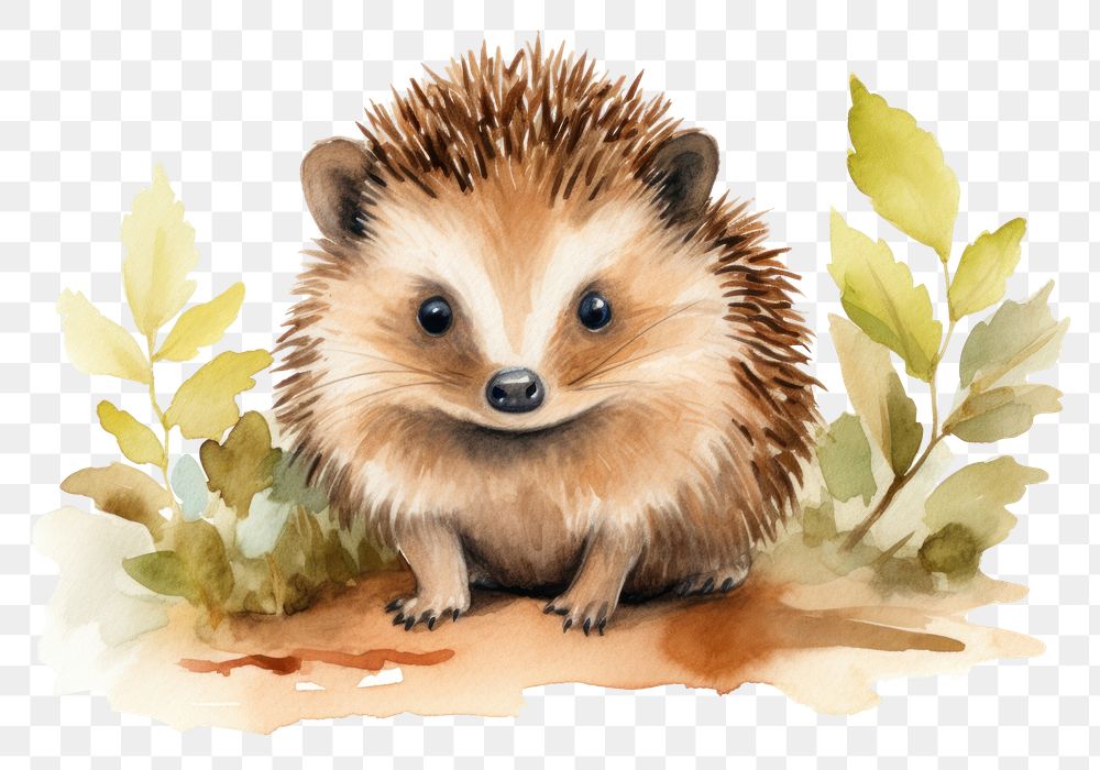PNG Hedgehogs hedgehog animal mammal. AI generated Image by rawpixel.