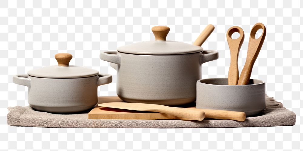 PNG Cooking set spoon white background simplicity. AI generated Image by rawpixel.