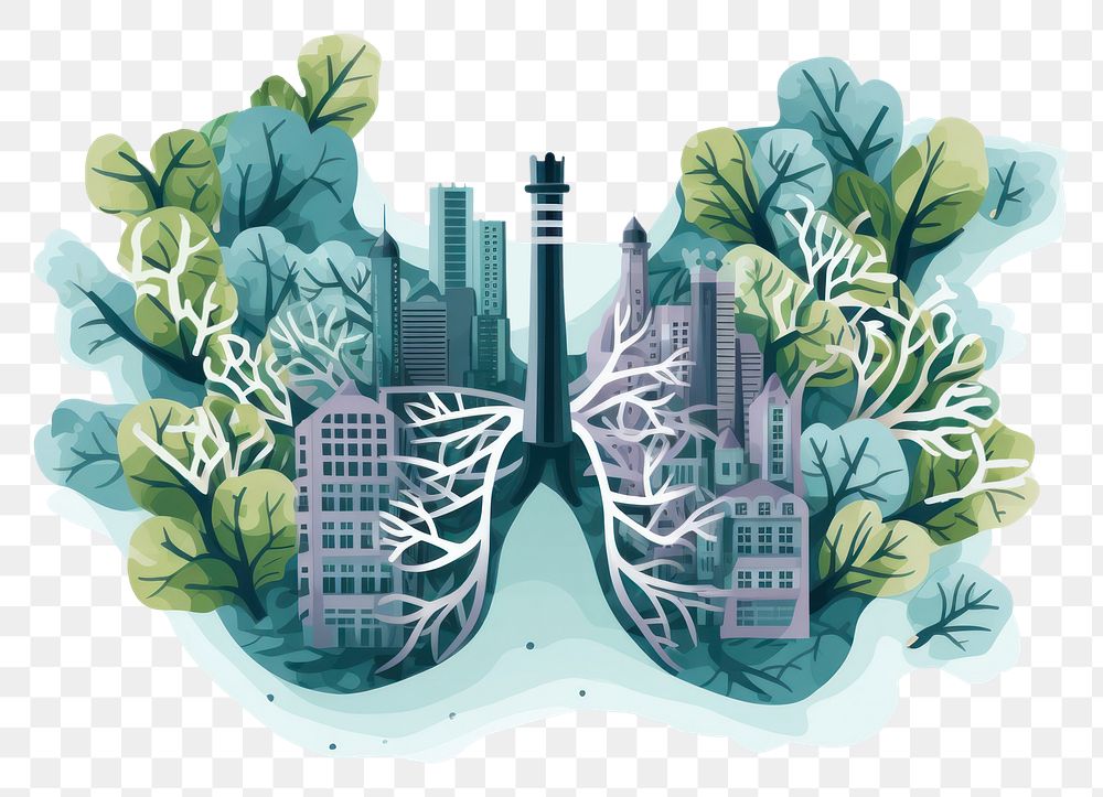 PNG Air Pollution drawing sketch architecture. 