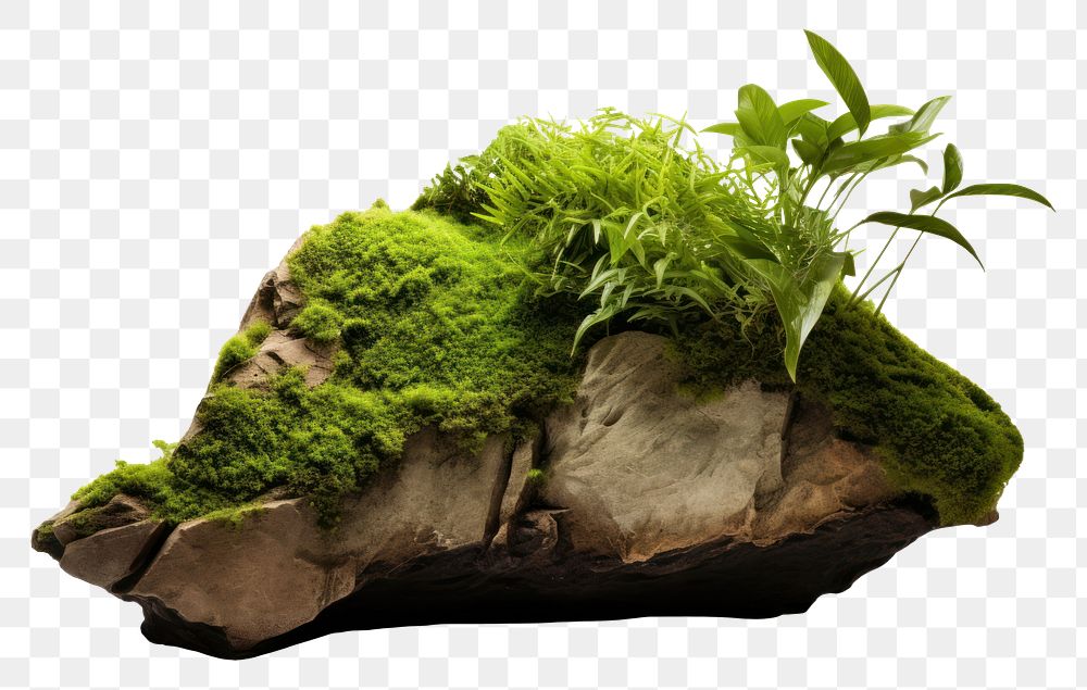 PNG Green moss plant herbs. AI generated Image by rawpixel.