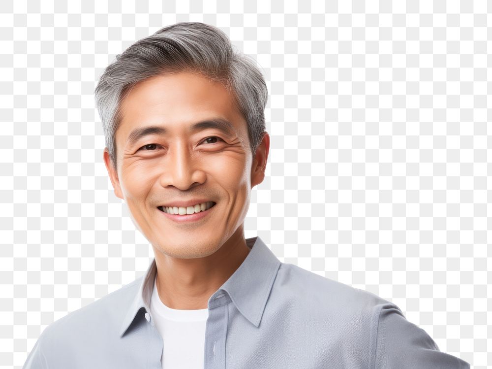 PNG Man smiling portrait adult smile. AI generated Image by rawpixel.