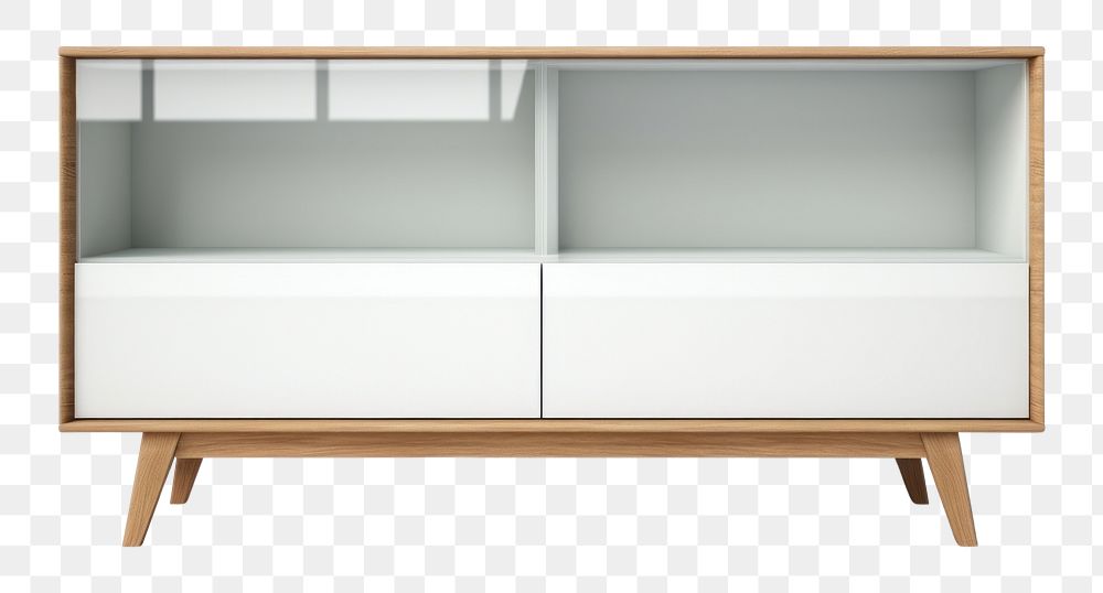PNG  Modern cabinet furniture sideboard shelf. AI generated Image by rawpixel.