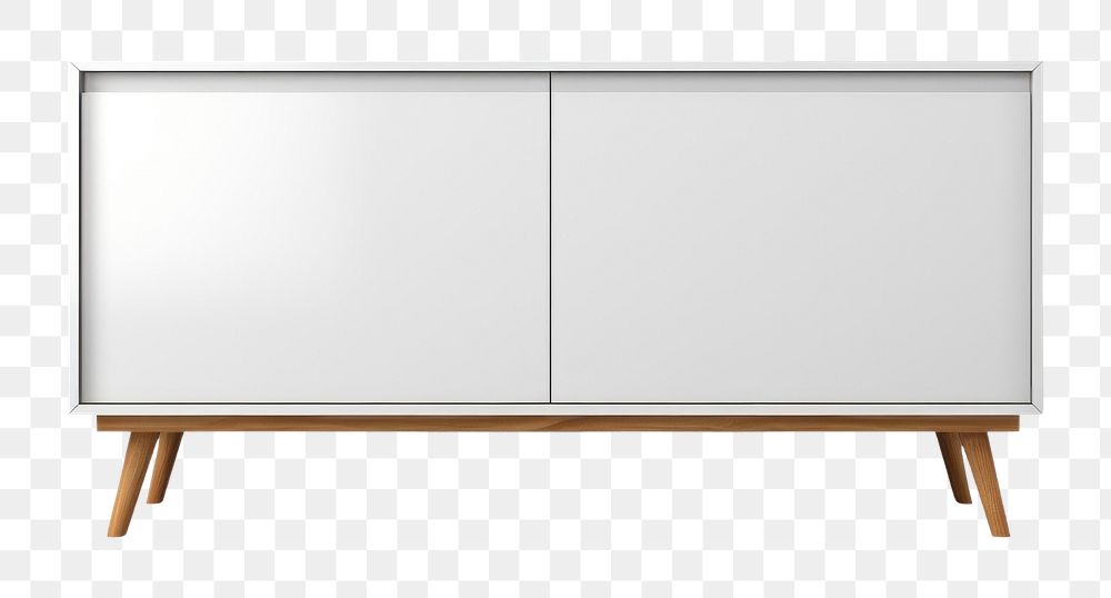 PNG  Modern cabinet furniture sideboard white. AI generated Image by rawpixel.