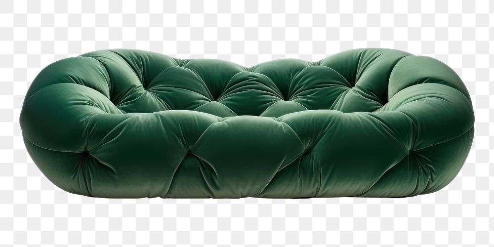 PNG  Furniture cushion luxury green. AI generated Image by rawpixel.