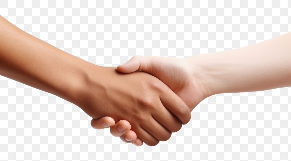 PNG handshake, minimal photo. AI generated image by rawpixel.