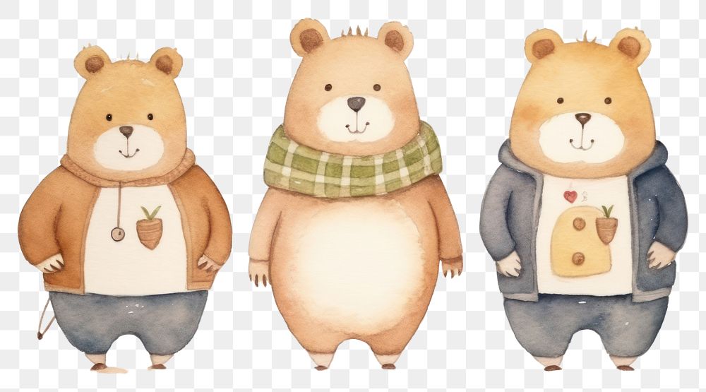 PNG Hamster family cartoon mammal animal. 