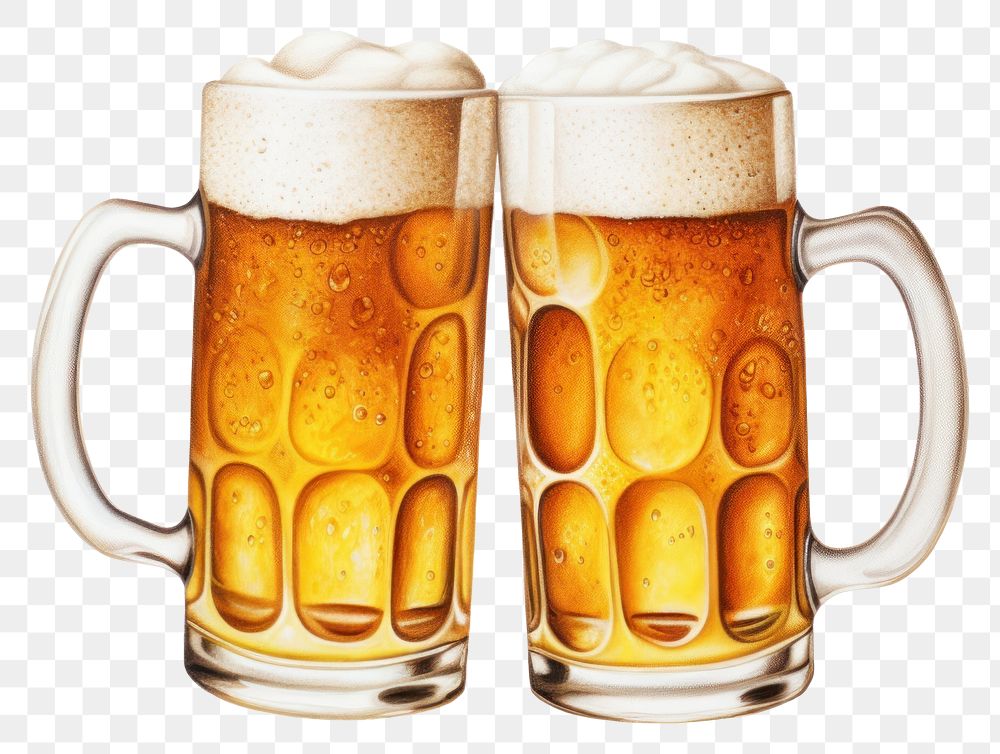 PNG Beer cheers drink lager glass. 