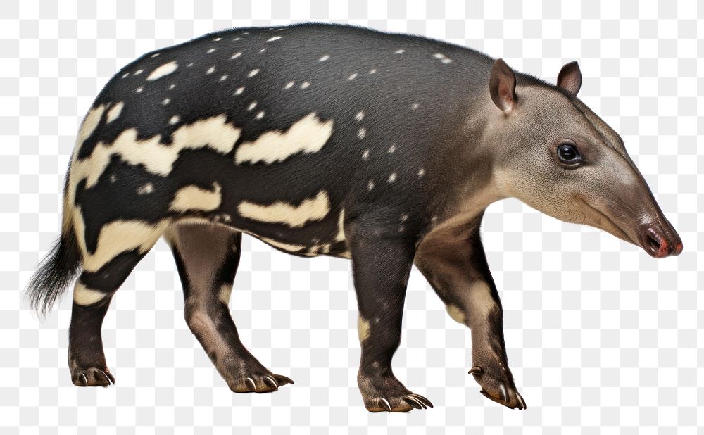 PNG A Tapir wildlife animal mammal. AI generated Image by rawpixel.