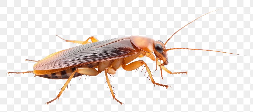 PNG  Cockroach animal insect white background. AI generated Image by rawpixel.