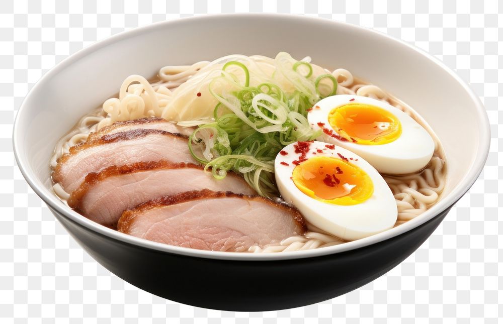 PNG  Ramen bowl noodle meal. AI generated Image by rawpixel.
