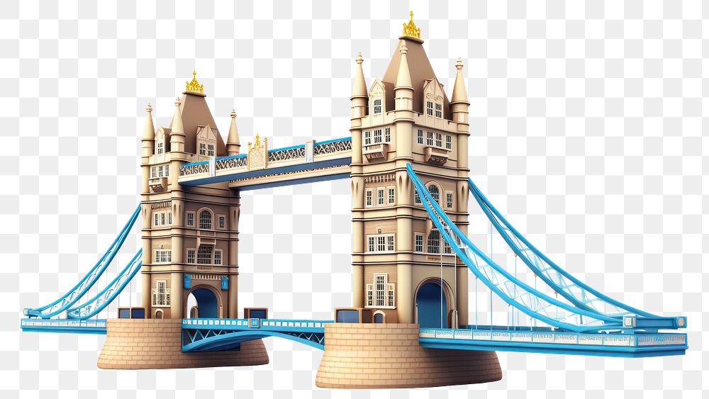 PNG  London Bridge bridge architecture landmark. AI generated Image by rawpixel.