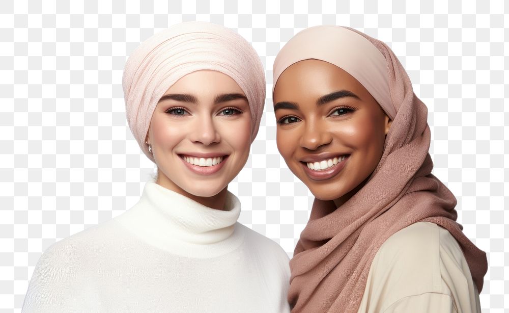 PNG Diverse women friendship portrait smiling. AI generated Image by rawpixel.