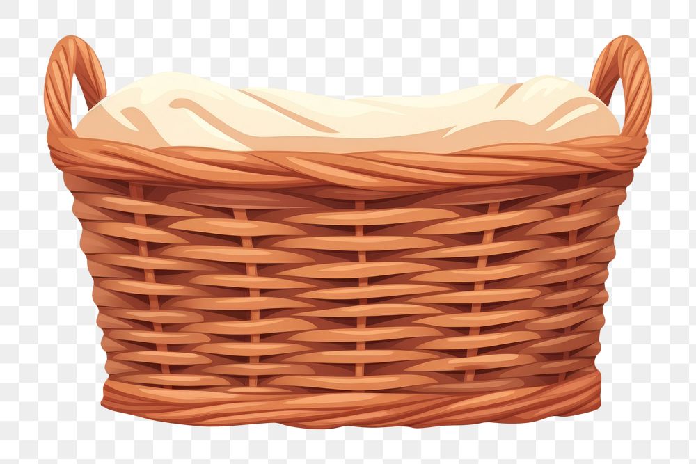 PNG Basket container laundry pattern. AI generated Image by rawpixel.
