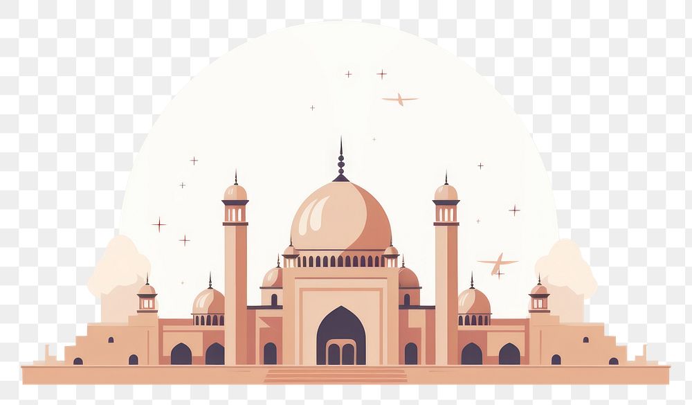 PNG Eid Mubarak day architecture building dome. AI generated Image by rawpixel.
