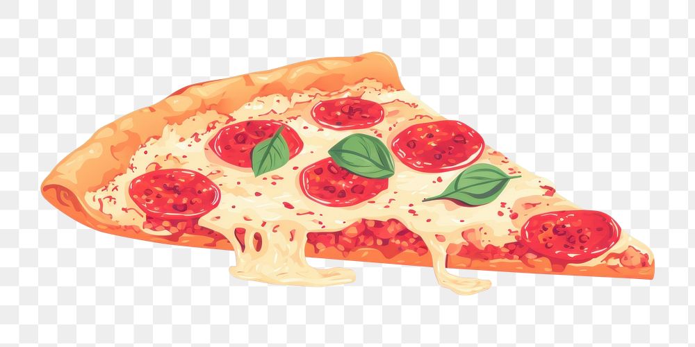 PNG Pizza pizza food pepperoni. AI generated Image by rawpixel.