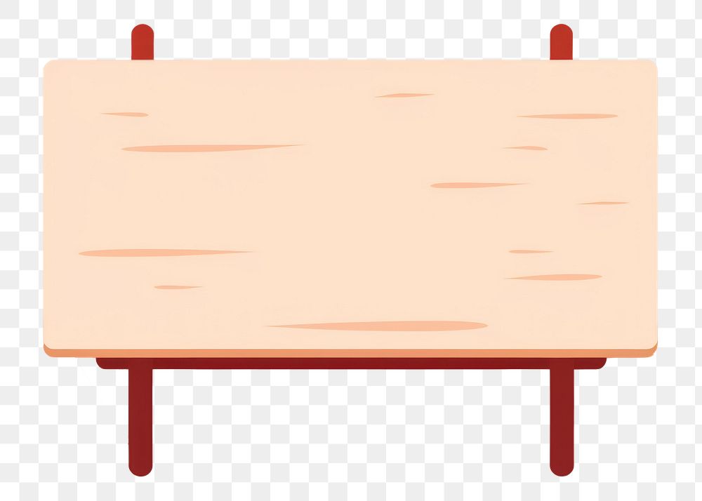PNG Rectangle furniture absence cartoon. AI generated Image by rawpixel.