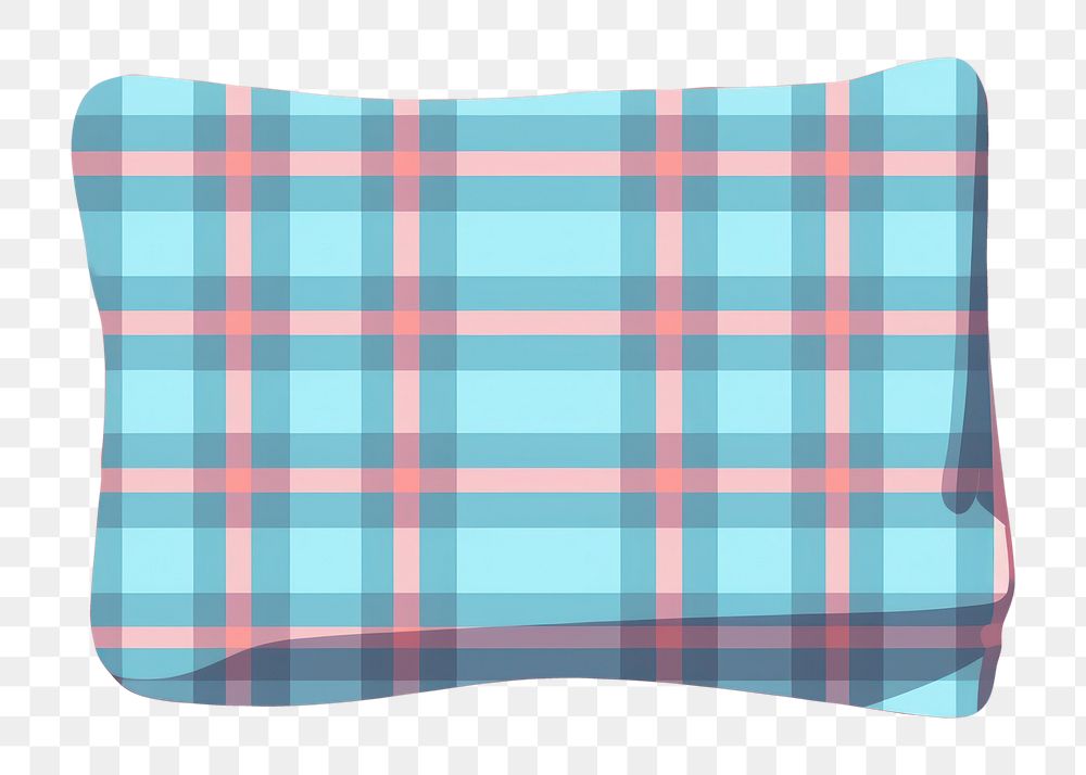 PNG Pillow tartan plaid backgrounds. AI generated Image by rawpixel.