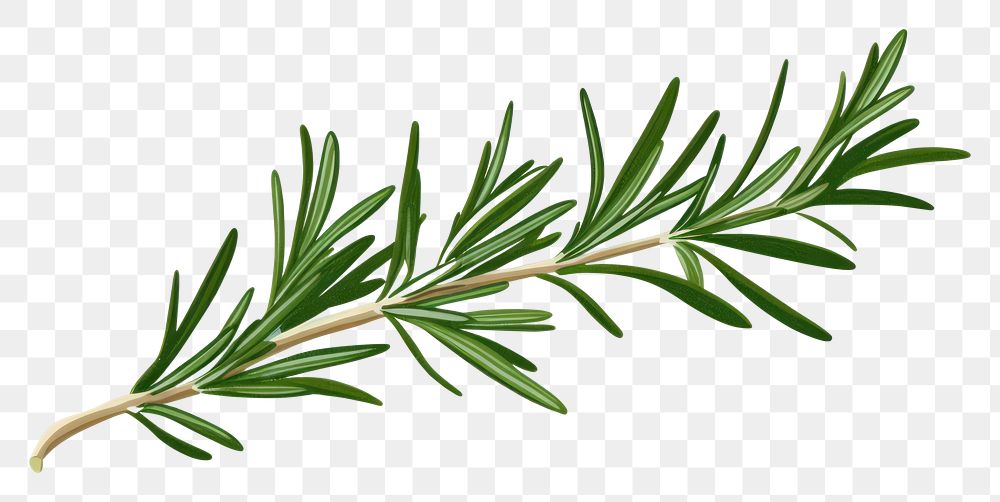 PNG Plant herbs leaf fir. AI generated Image by rawpixel.