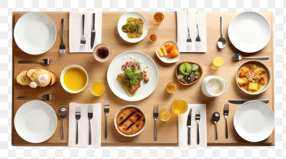 PNG Brunch food restaurant spoon. AI generated Image by rawpixel.