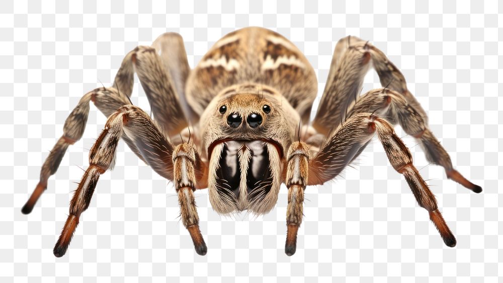 PNG Spider tarantula arachnid animal. AI generated Image by rawpixel.