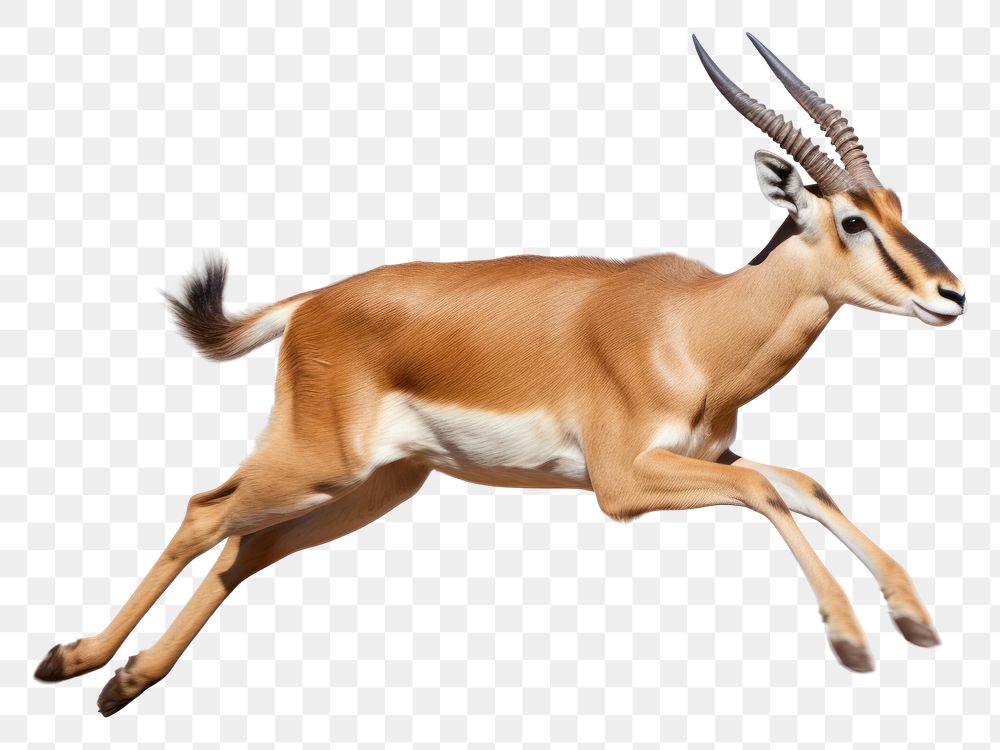 PNG Antelope running wildlife animal mammal