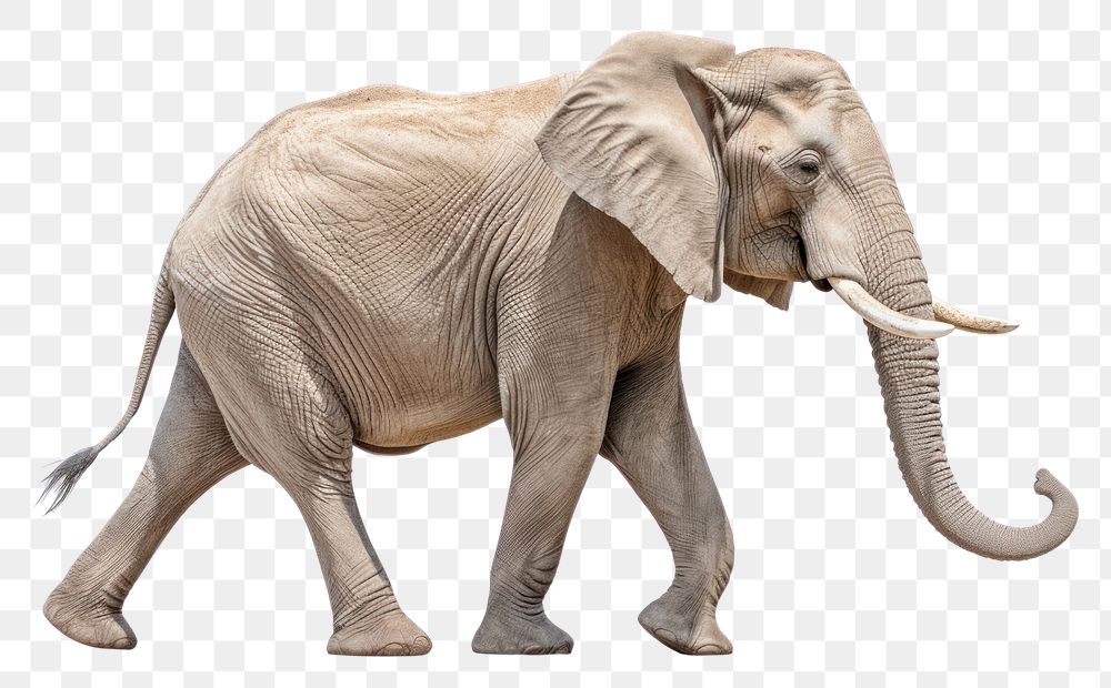 PNG Walking elephant wildlife animal mammal. AI generated Image by rawpixel.