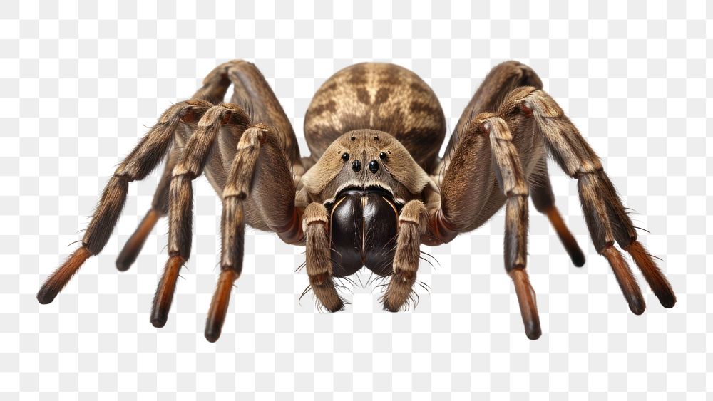 PNG Spider spider tarantula arachnid. AI generated Image by rawpixel.