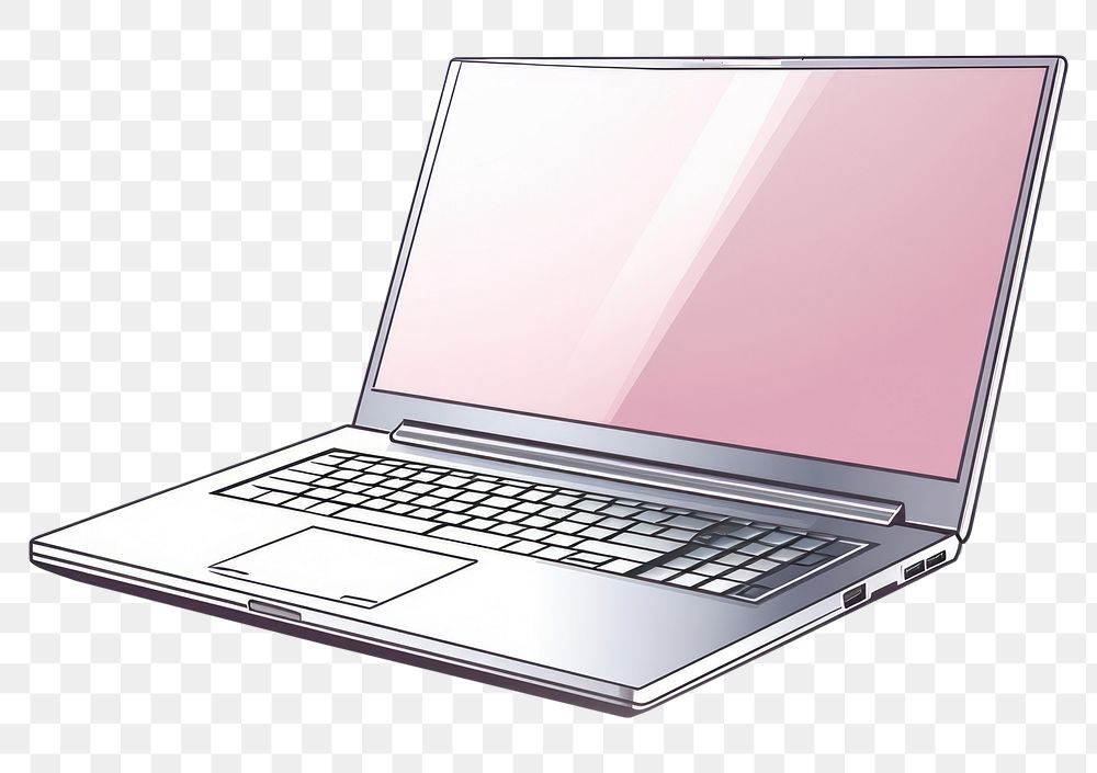 PNG Laptop computer white background portability. AI generated Image by rawpixel.