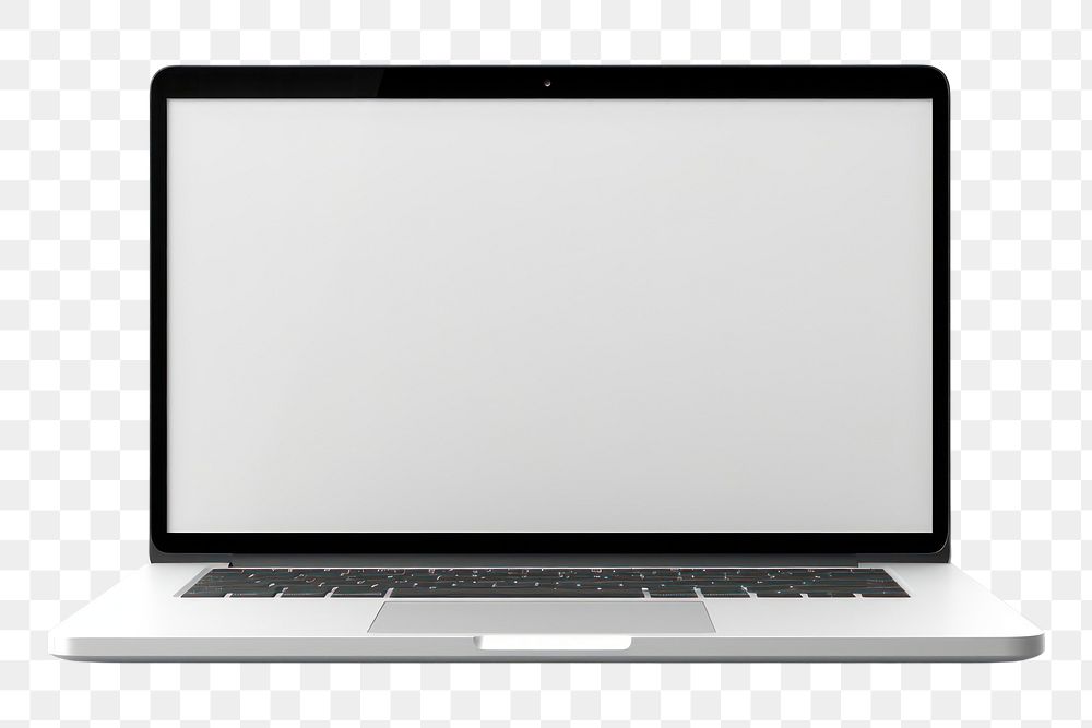 PNG Laptop screen computer white background. AI generated Image by rawpixel.