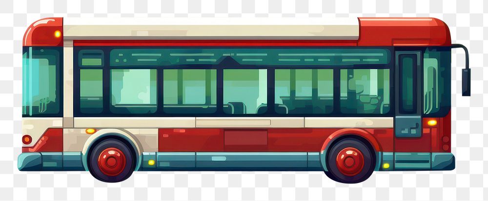 PNG Bus outdoors vehicle city. AI generated Image by rawpixel.