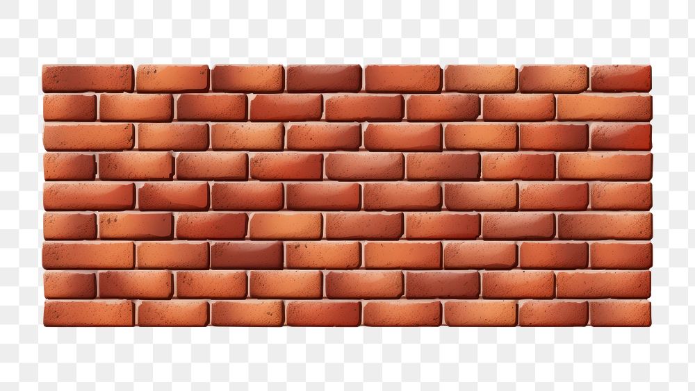 PNG Brick wall architecture backgrounds white background. AI generated Image by rawpixel.