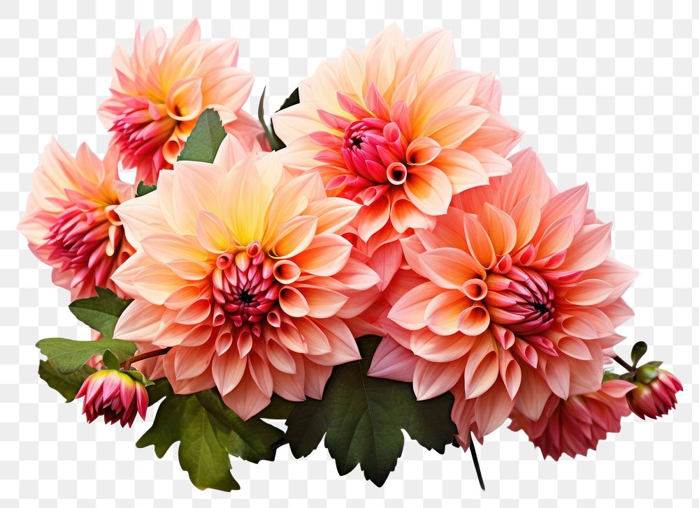 PNG Bouquet Dahlia dahlia flower plant. 